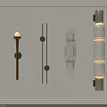 Diverse Stylish Wall Lamps With Glass Shades And Metal Frames For Home Interior Decor