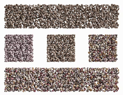 Various Stone and Wood Material Samples with Natural Textures for Home Design Projects 3d model