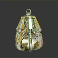Yellow Red Metal Mechanical Equipment With Top Ring Complex Components And Holes