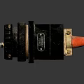 Military Weapon Safety Knob Component With ARM SAFE Markings And Tactical Metal Design
