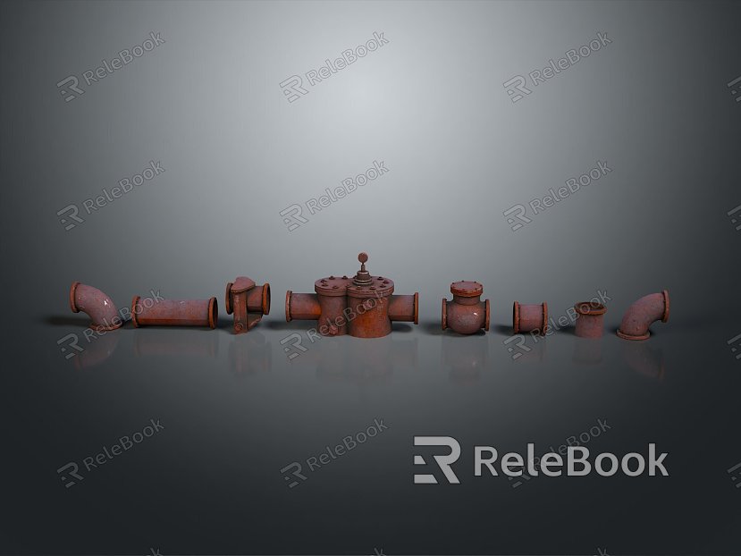 Pipe water pipe valve iron pipe fitting flange tee joint pipe water pipe valve model