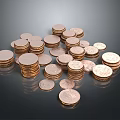 Coin Inspired Jewelry Collection With Shiny Metallic Coins And Classic Design Elements