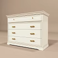 White Double Bed Bedroom Interior With Bedside Tables And Wardrobes