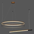 Modern Chandelier Simple Chandelier Combination 3d model