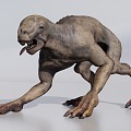 alien monster 3d model