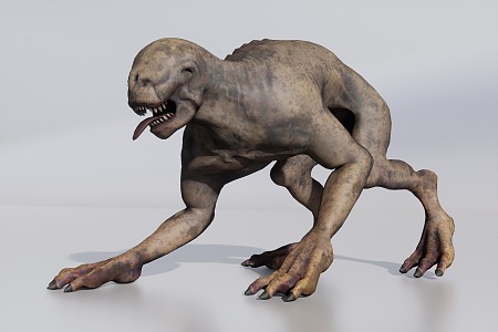 alien monster 3d model