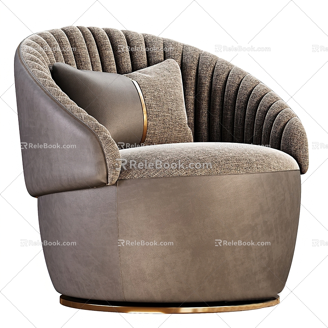 Castelli single sofa 3d model