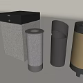 trash can 3d model