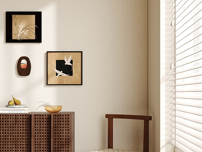 The living room hanging painting bedside hanging painting porch hanging painting 3d model