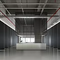 Modern Fitness Gym Interior Design With Spacious Area Workout Equipment And Bright Lighting