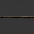 Crescent Shaped Ancient Weapon With Sharp Spikes And Intricate Design