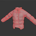 White Puffer Jacket 3D Model With Padded Structure And Sleek Design 3d model