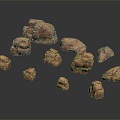 Stone Rock Stone Stone Appreciation Stone Strange Stone Ore Realistic 3d model