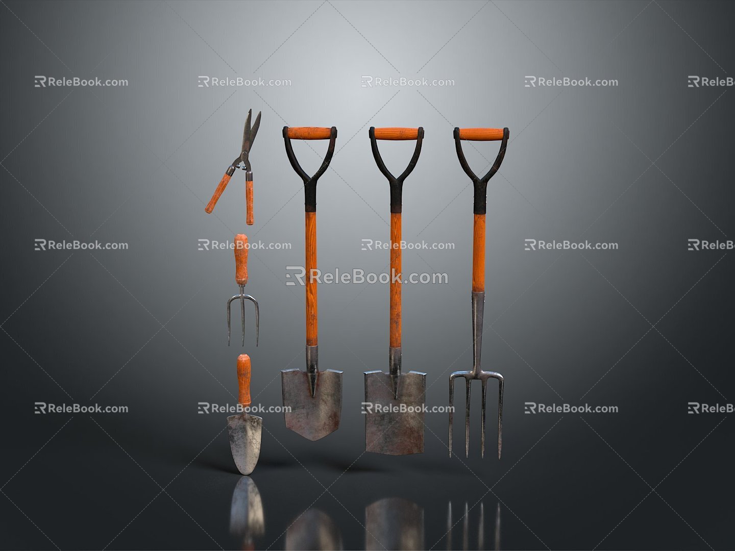 spade shovel shovel farm tools fork tip shovel shovel shovel engineer shovel tools hardware tools model