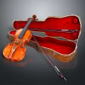 Violin Cartoon Violin Animation Violin Instrument String Western Instrument 3d model
