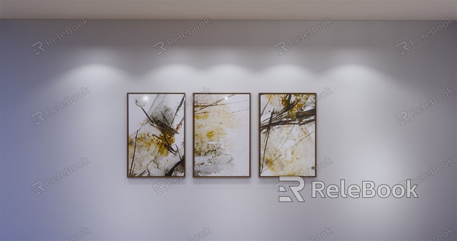 Modern Decorative Painting Simple Hanging Painting Combination model