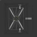 LED Floodlight With Square Design Metal Body Portable Handle And Heavy Duty Construction