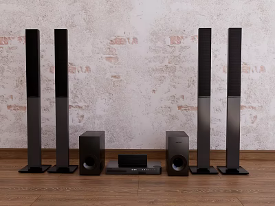 Home audio professional audio air release 3d model