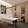 Modern Lounge Area Interior With Wooden Ceiling Green Floor And Comfortable Seats