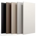 Luxury Decorative Panel Samples In Various Neutral Colors For Modern Interiors 3d model