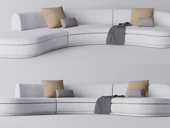 Modern Multiplayer Sofa 3d model