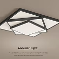 Geometric ceiling lamp 3d model