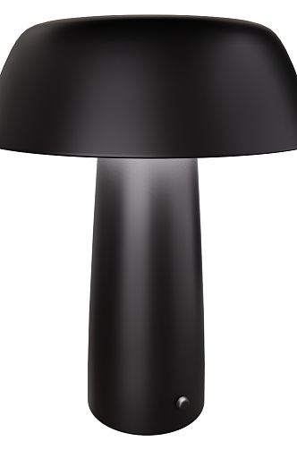 Black Mushroom Table Lamp 18w 3d model