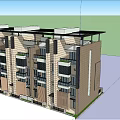 Modern Multi Storey Residential Building Exterior With Balconies And Facade Design