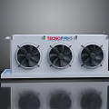 TECNOFRIS Computer Cooling Equipment With Three High Performance Fans White Design 3d model