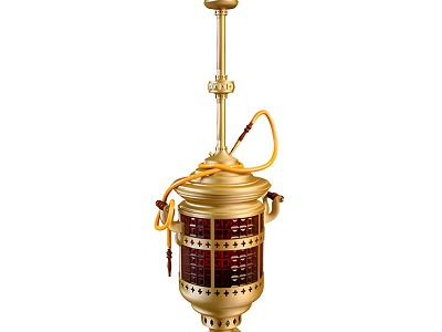 Light Luxury Hookah Ornaments 3d model