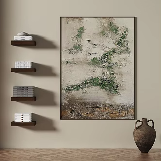 Light Luxury Vintage Decorative Painting 3d model