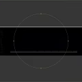 Modern Black Electronic Tablet With Large Black Screen On Gray Background