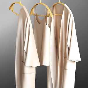 Clothes Pajama Hanger 3d model