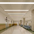 Modern Hospital Hall Hospital Waiting Hall 3d model