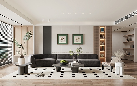 The Silent Living Room 3d model