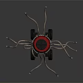 Modern Robot Fire Fighting Robot Fire Fighting Robot 3d model