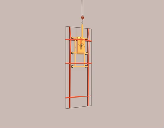Modern glass sucker 3d model