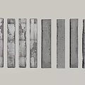 Modern Cement Columns Concrete Columns Stone Columns Industrial Wind Damaged Columns Old Columns 3d model