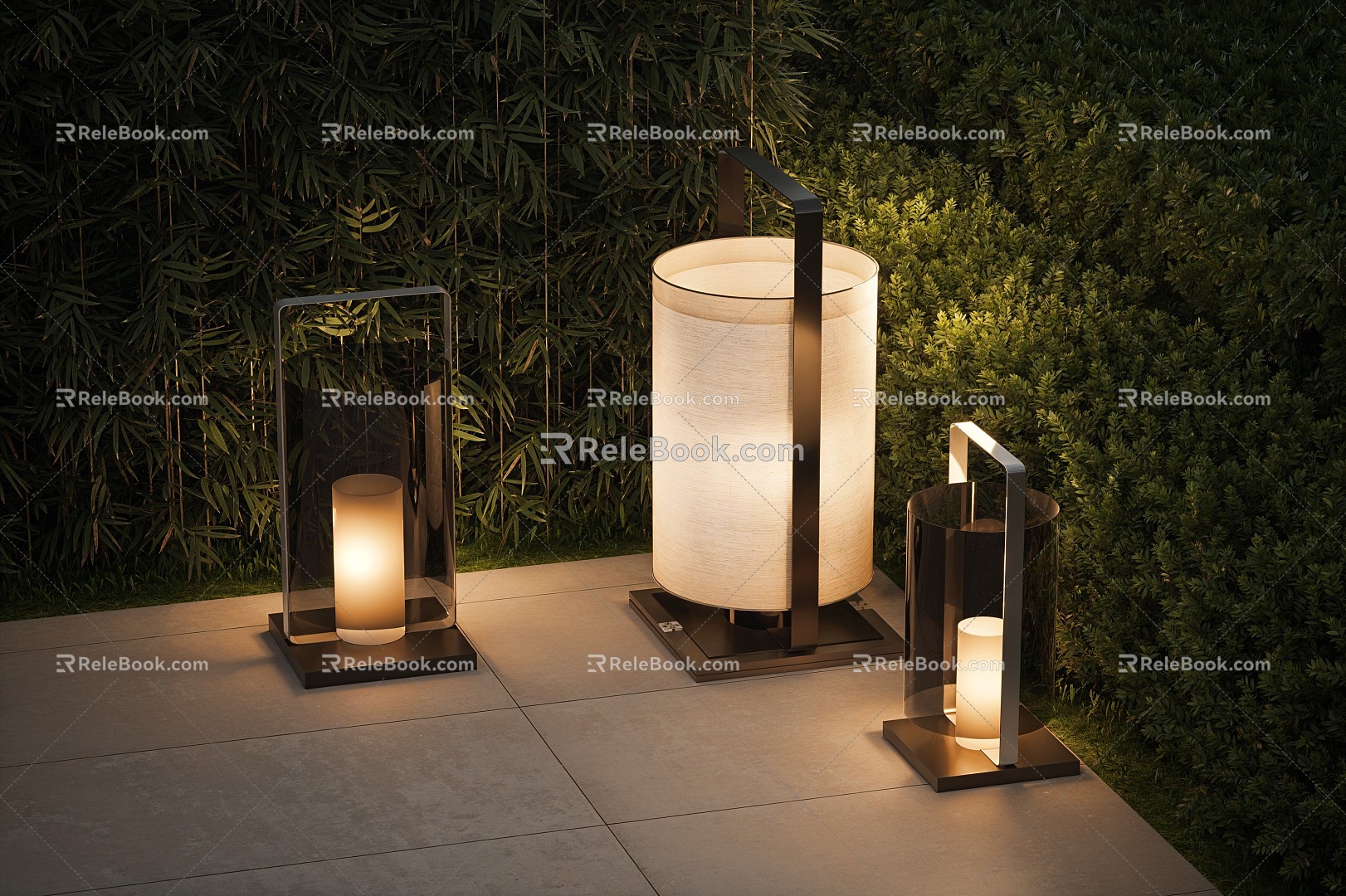 Modern garden lamp lawn lamp outdoor lamp landscape lamp 3d model