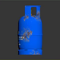 Blue WEIJI LPG Cylinder 12 kg Capacity With Rust Marks And Propane Butane