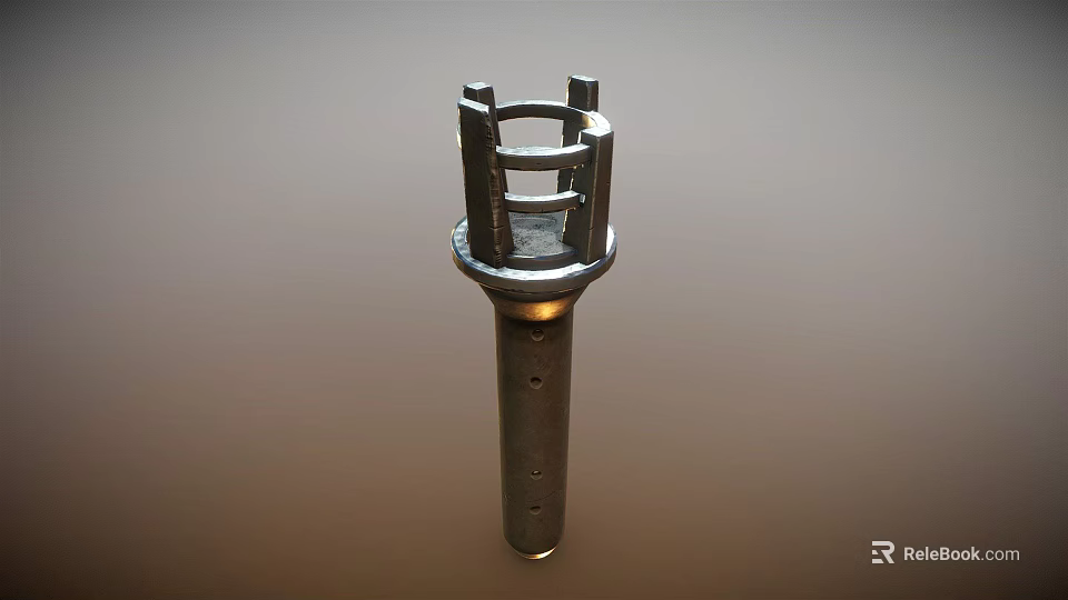 Sports Equipment Metal Component Featuring Tubular Design And Sturdy Construction For Fitness Gear 3d model 
