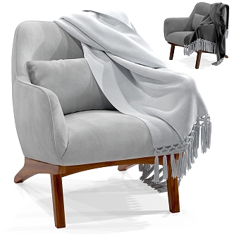 modern armchair 3d model