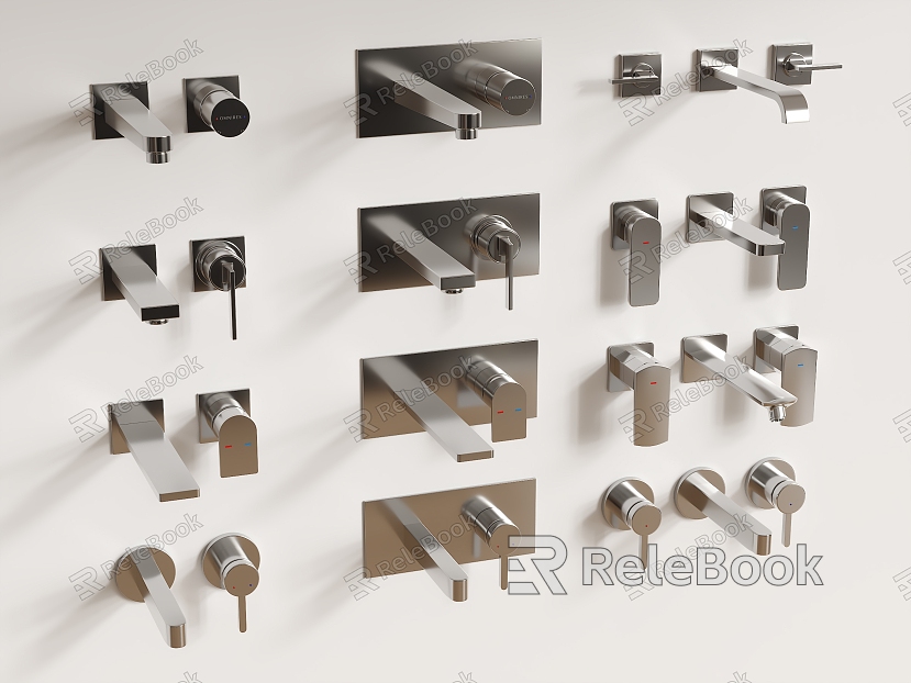 Embedded faucet wall faucet wall-mounted faucet model