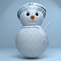 Modern Snowman 3d model