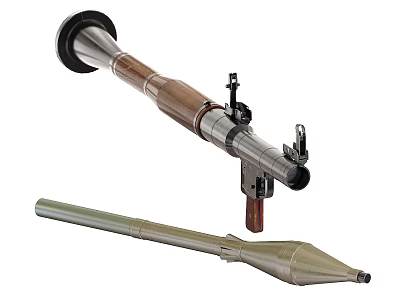 Rocket Launcher RPG Rocket Launcher Shoulder Launcher Anti-tank Rocket Gun 3d model