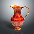 Chinese-style Wine Pot Antique Cultural Relics Antique Wine Pot 3d model