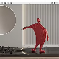 abstract sculpture 3d model
