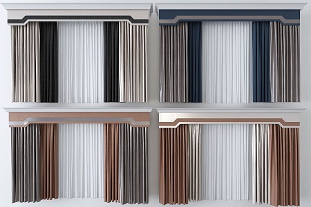 Curtains 3d model