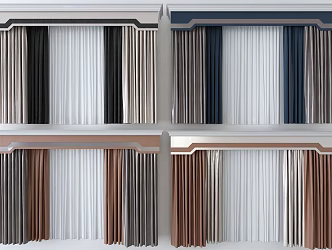 Curtains 3d model