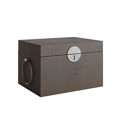 Vintage wooden box 3d model Vintage wooden box 3d model